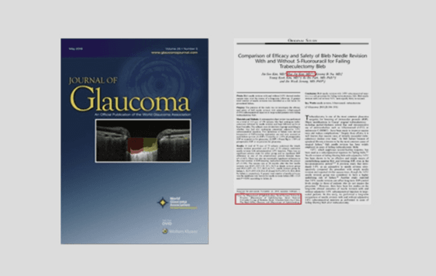 Most Glaucoma SCI Publications